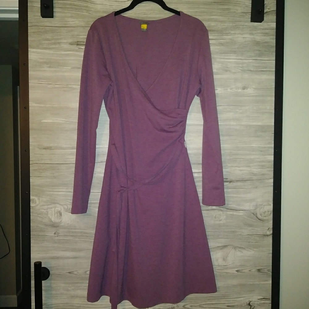 EUC Eddie Bauer Faux Wrap Dress